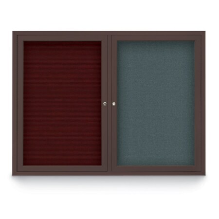 United Visual Products Corkboard, Cloud /Black, 18" x 24" UV414I-BLACK-CLOUD